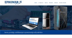 Desktop Screenshot of epromar.si